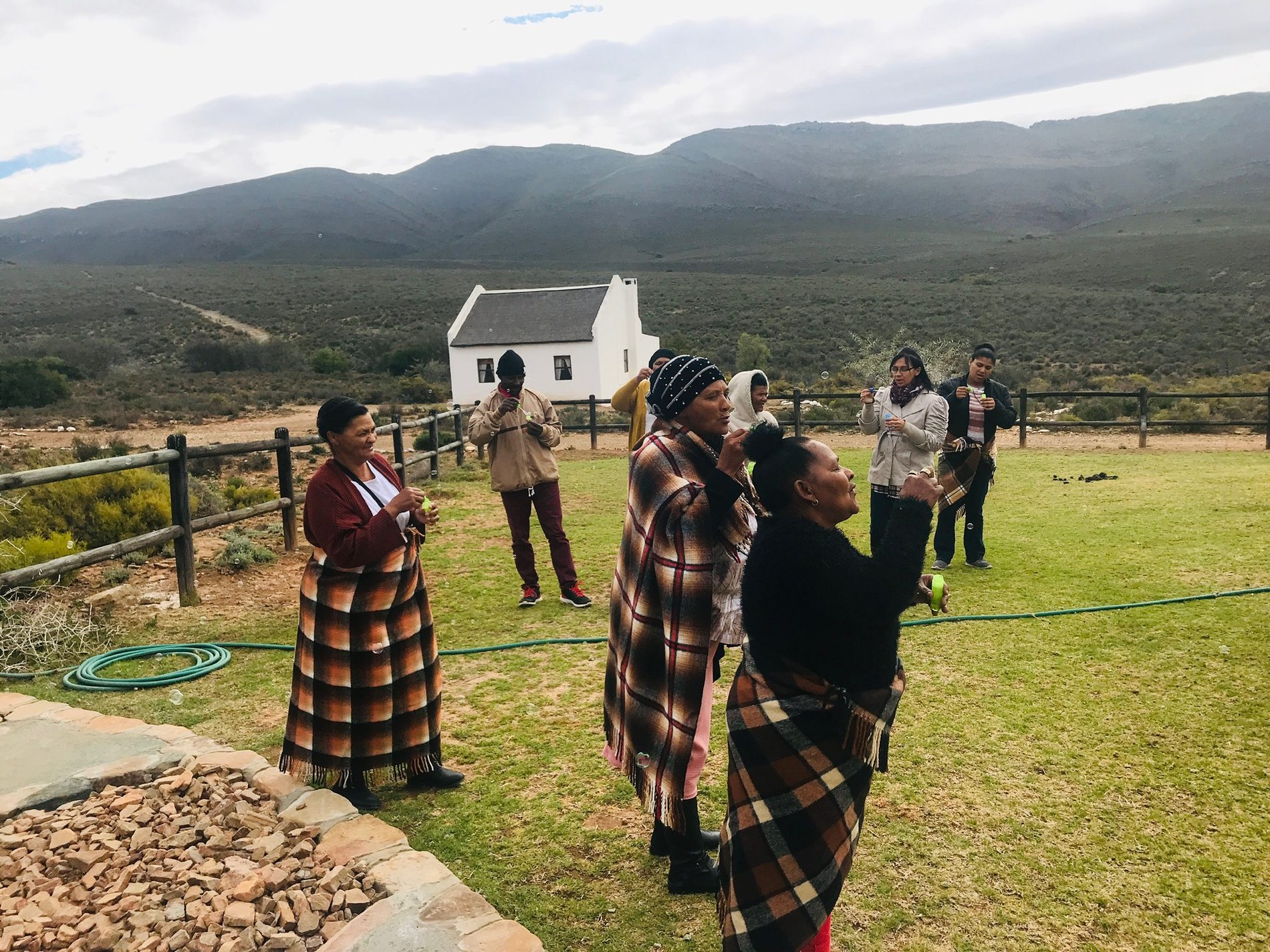 African Game Lodge event setting