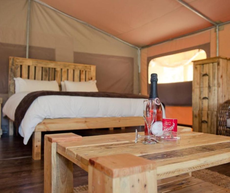 Tent lounge and dining