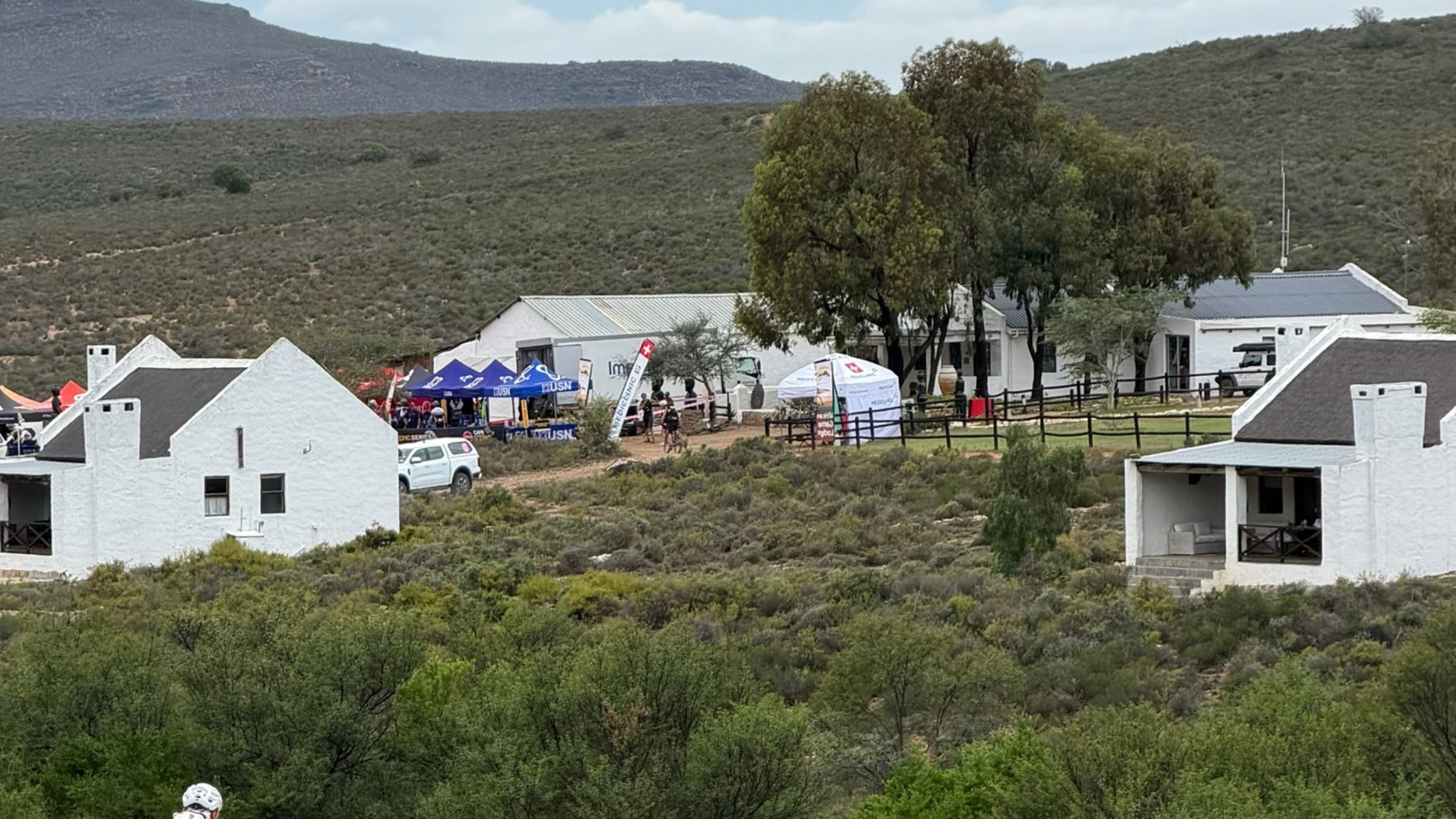 Karoo mountains around African Game Lodge