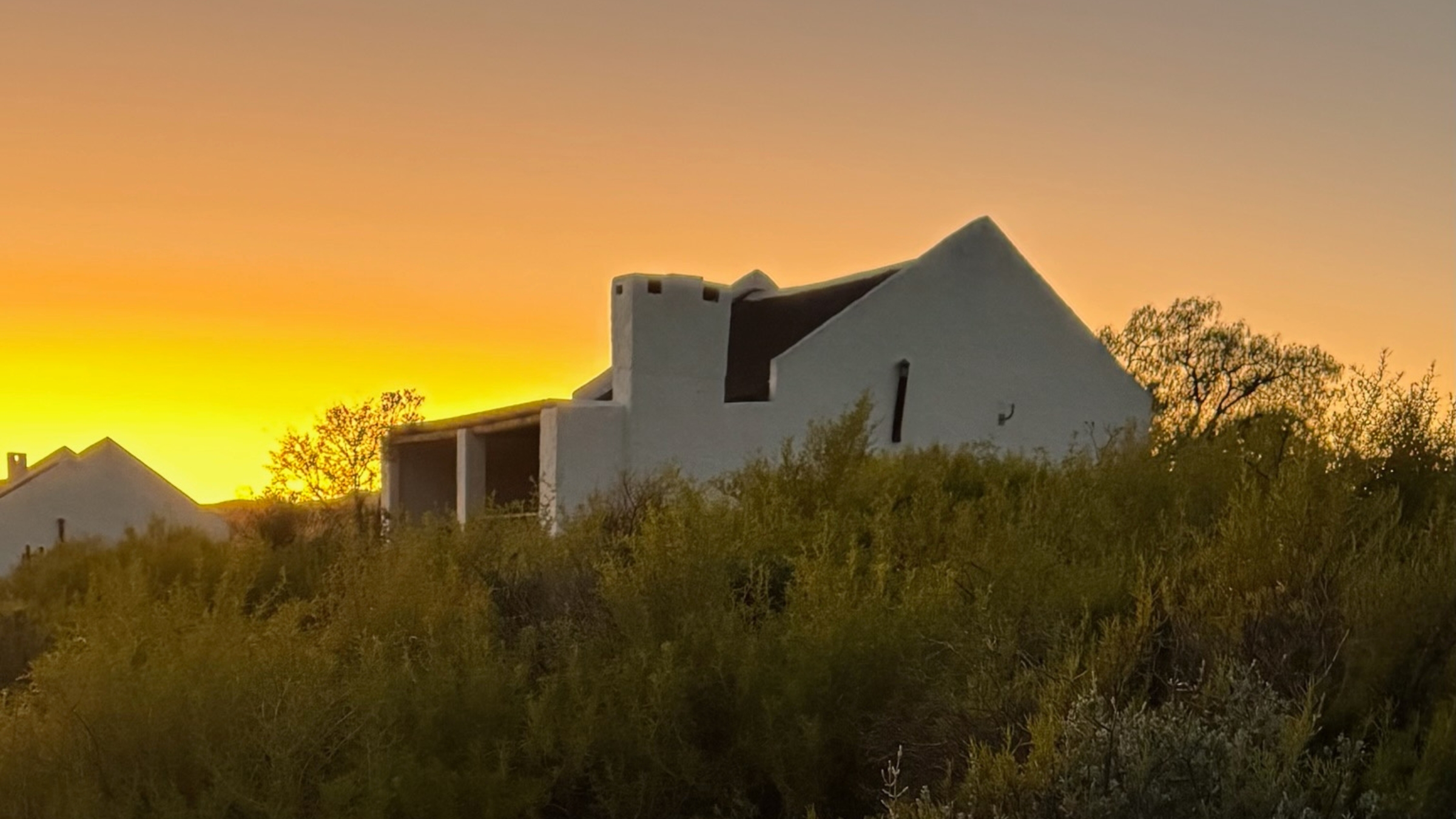 Wide open Karoo reserve landscape