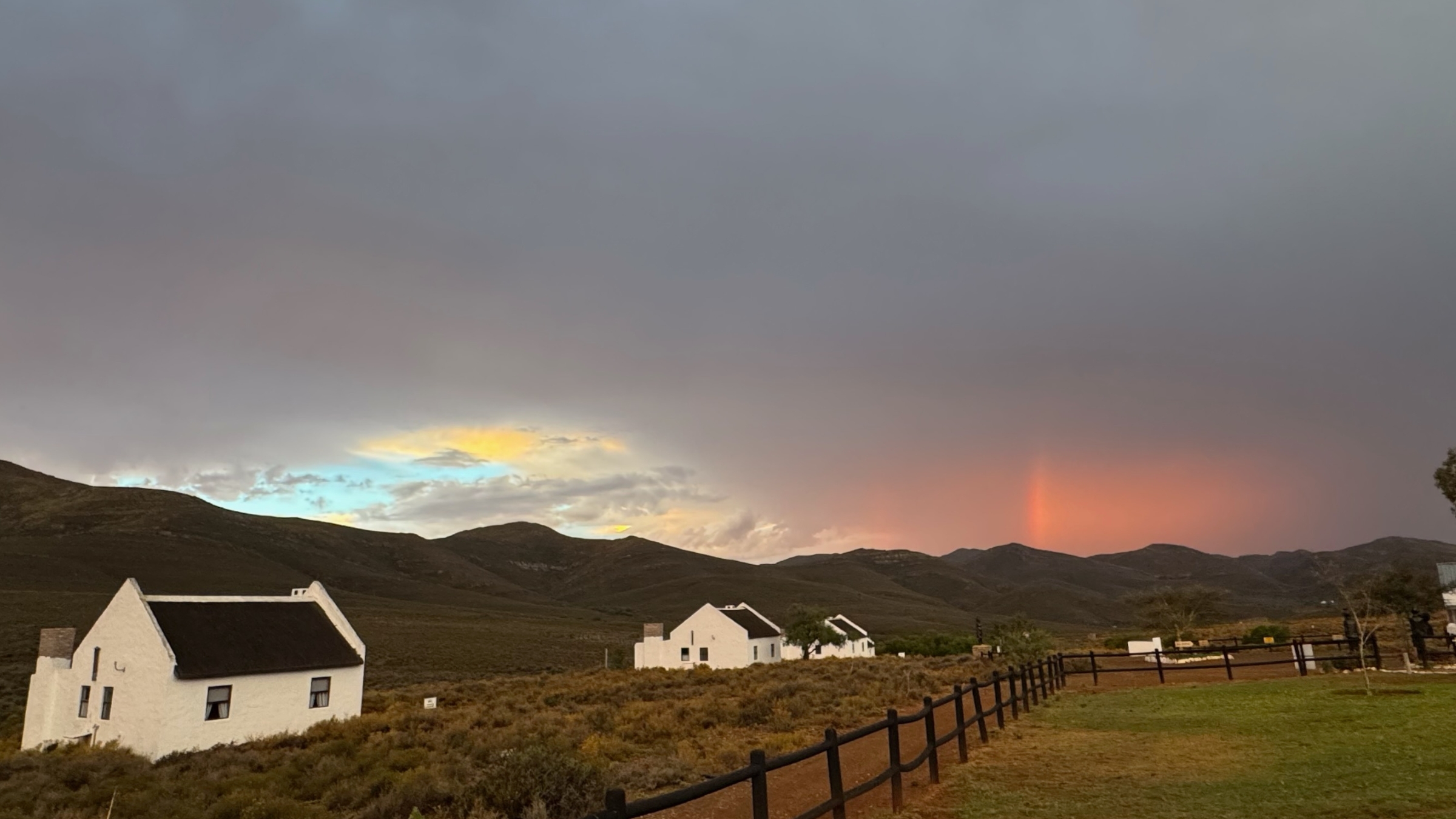 African Game Lodge buildings in the reserve