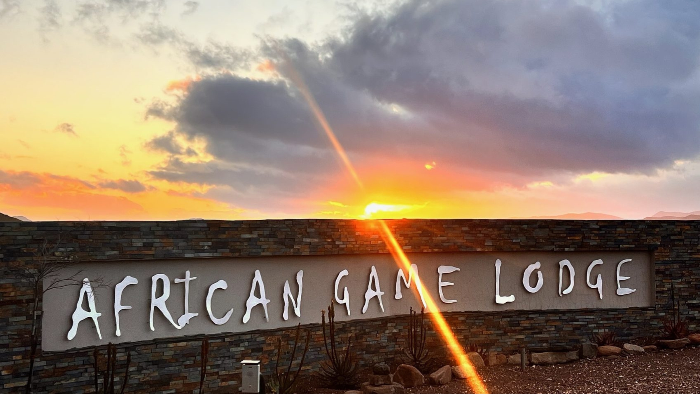 African Game Lodge mountain landscape