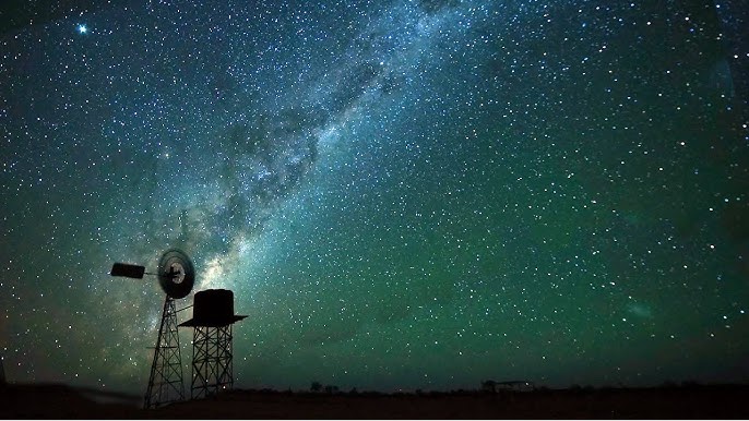 Night sky over the Karoo at African Game Lodge