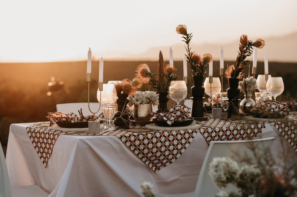 African Game Lodge wedding landscape