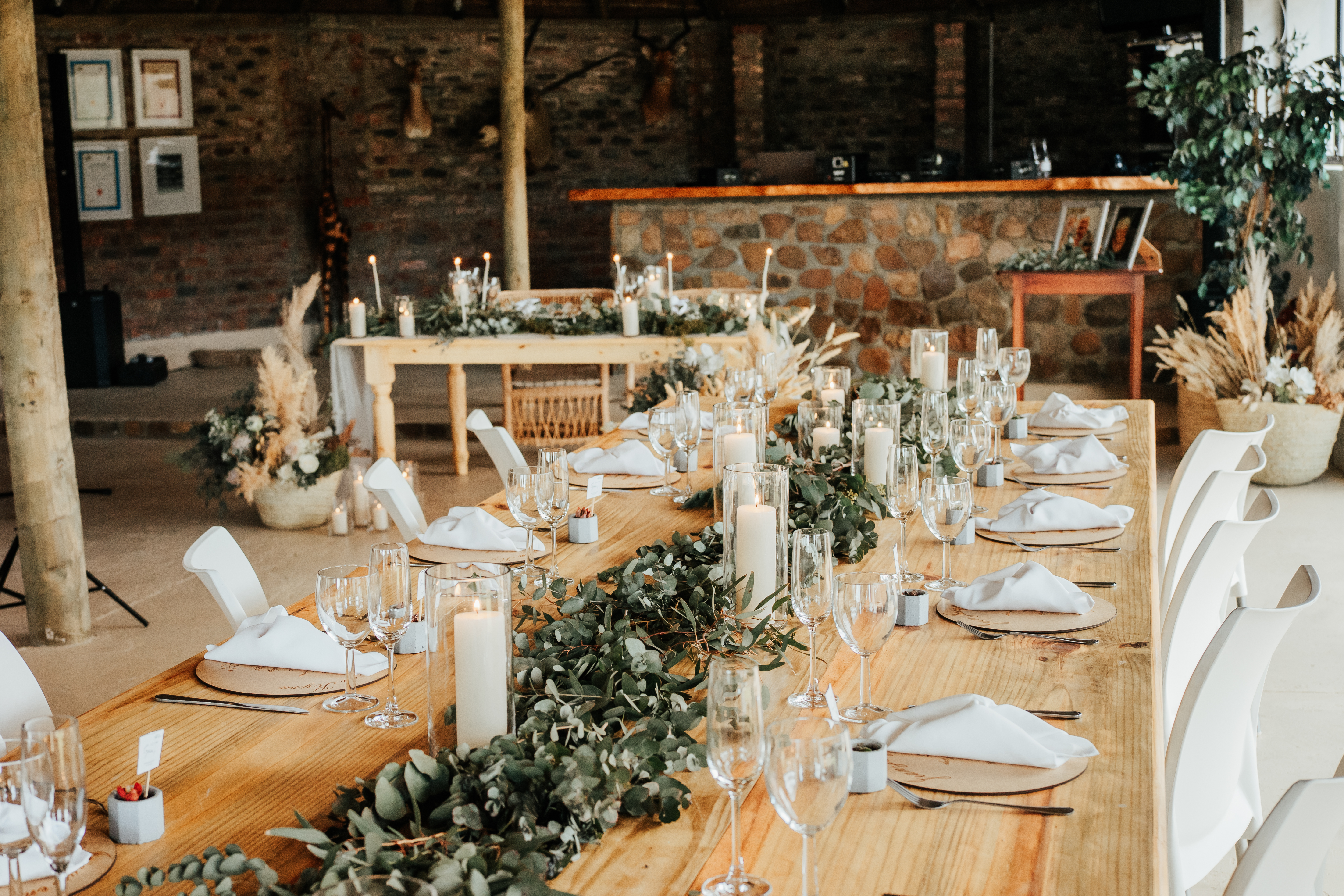 African Game Lodge wedding moment