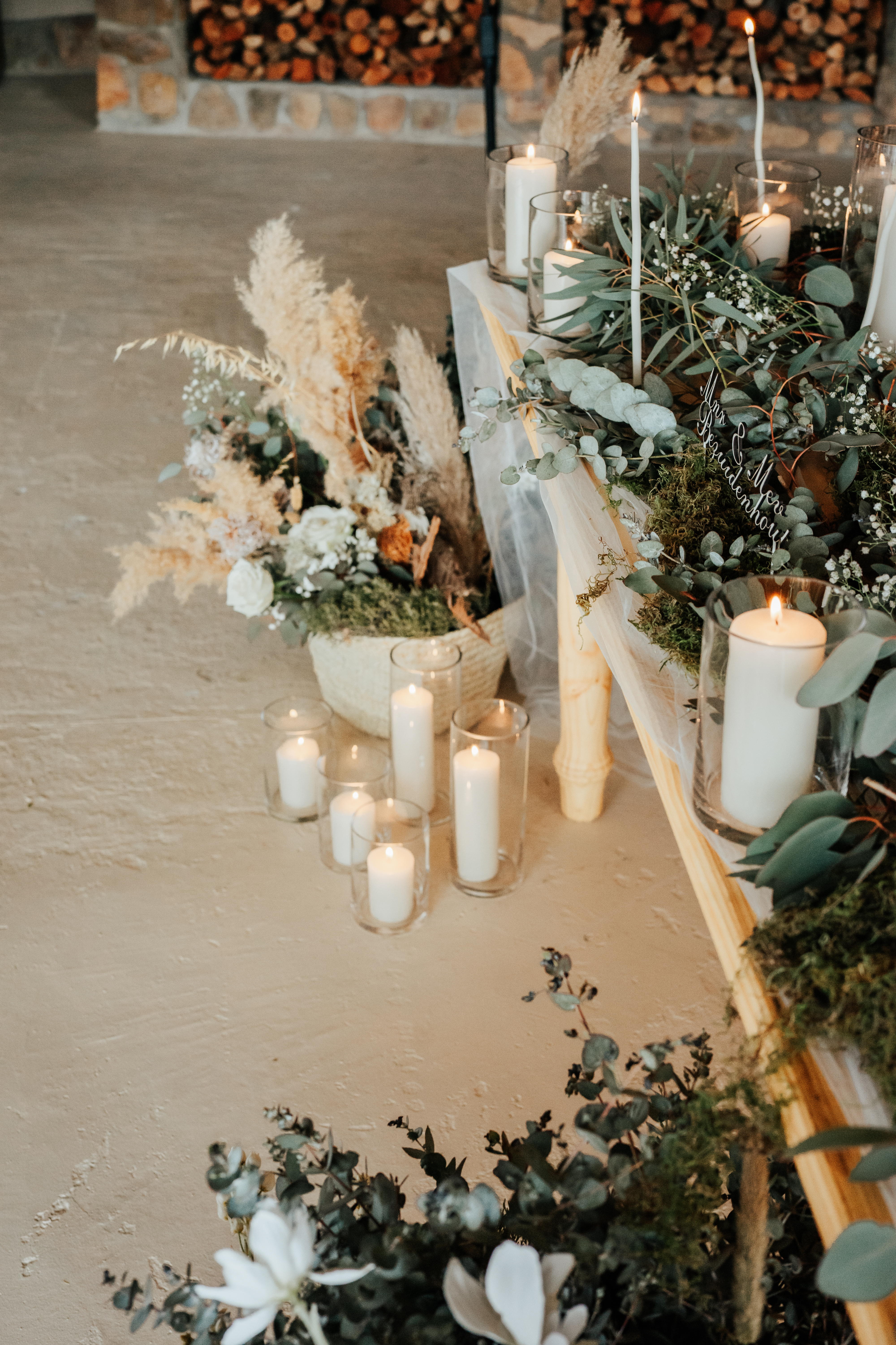 Bride in the Karoo landscape