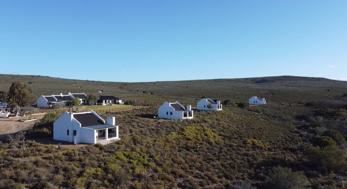 Aerial view of Karoo chalets